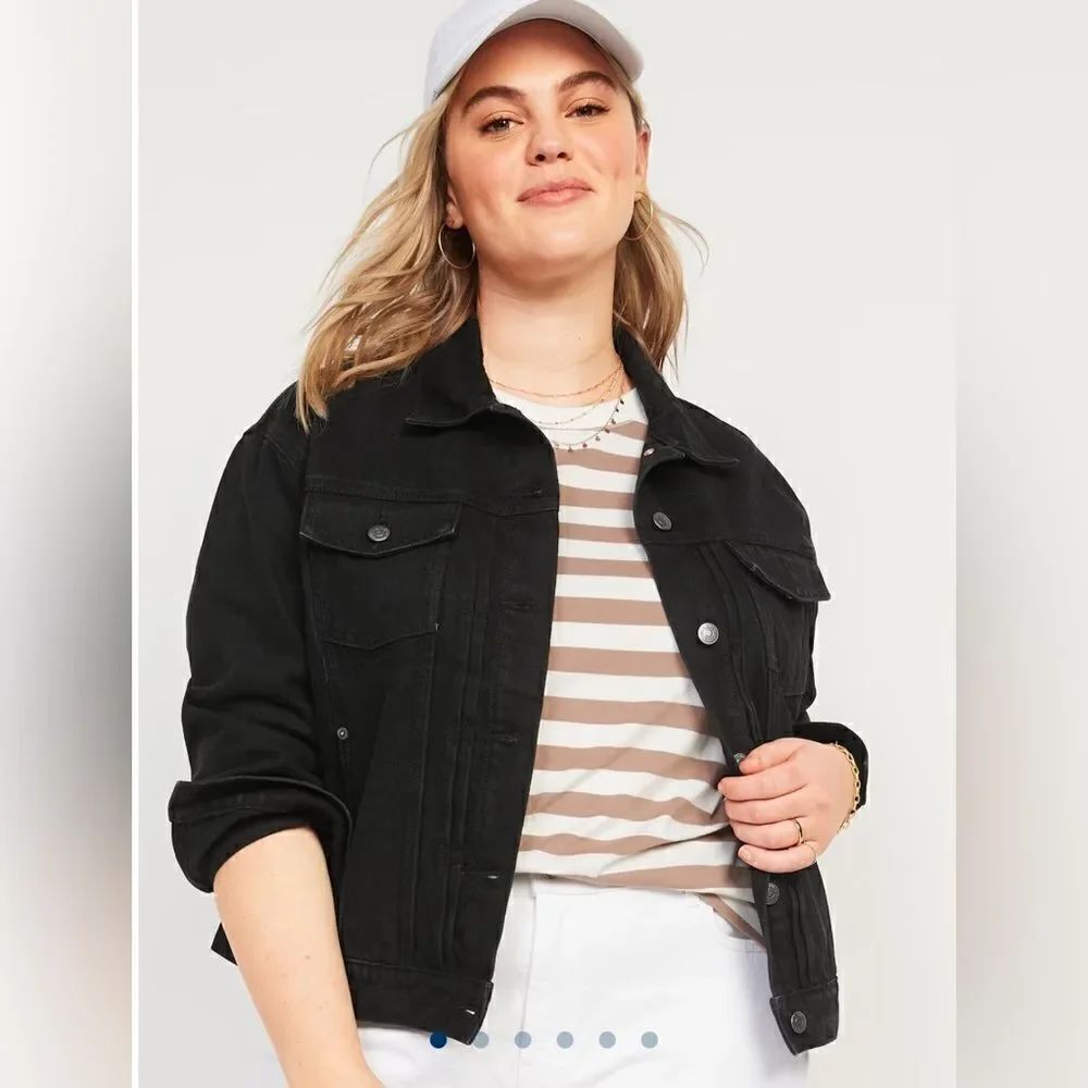 Old Navy Classic Jean Jacket Black